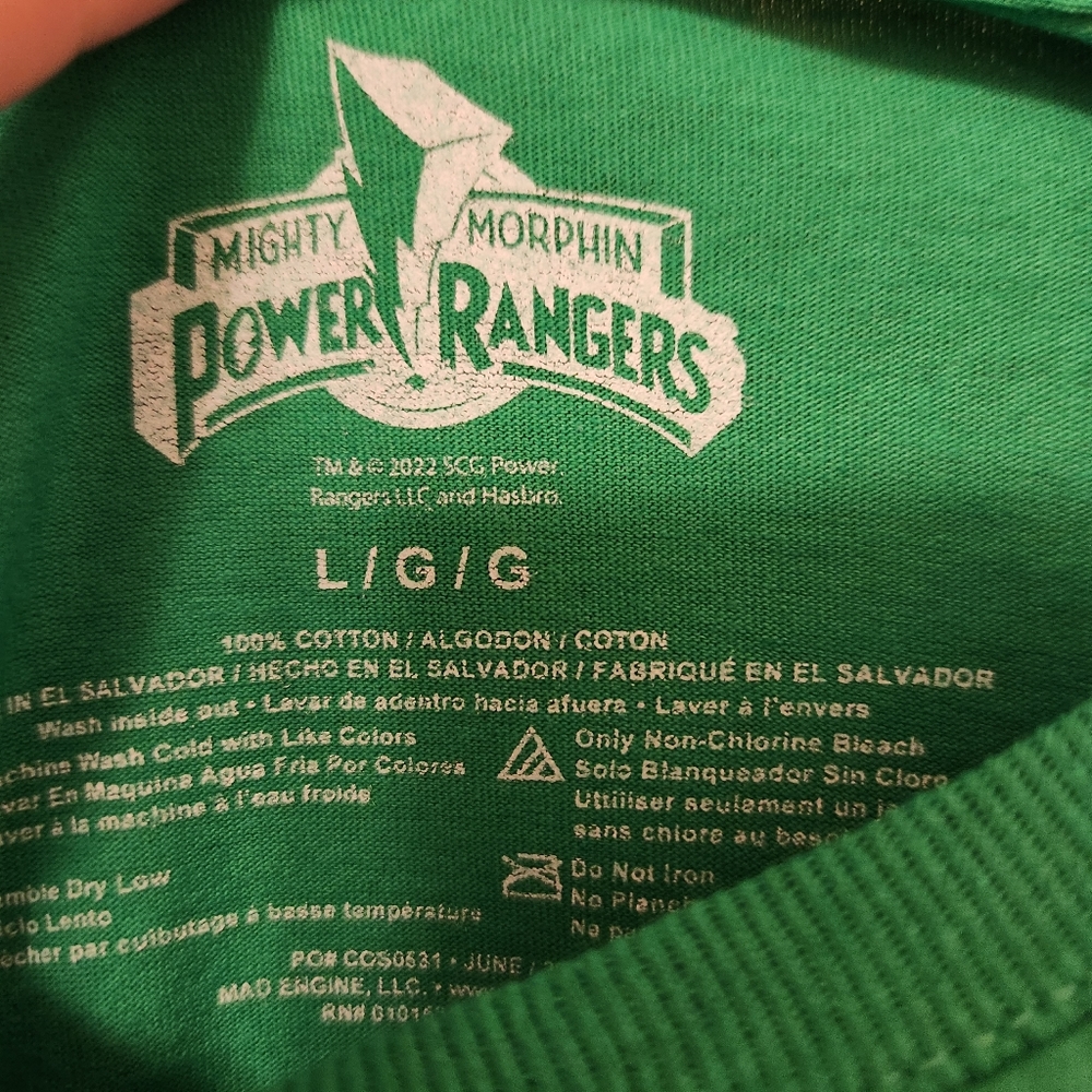 Power Rangers Tshirt - Picture 3 of 3